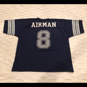 Vintage Troy Aikman Dallas Cowboys Jersey